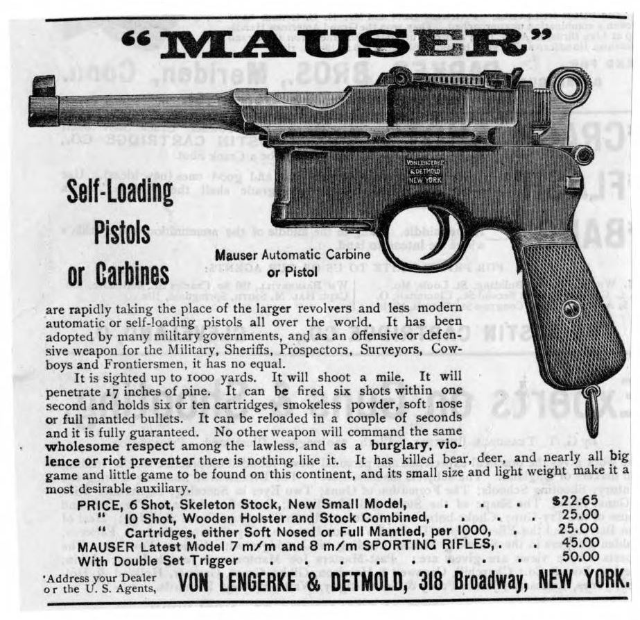 Mauser C96 реклама в США 1902 год.jpg